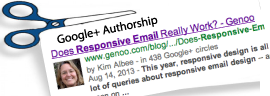 Google Plus authorship influences search engine optimization